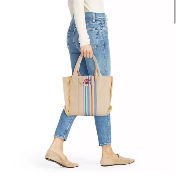 NWT See by Chloe Laetizia tote bag, smooth tan - Picture 3 of 11